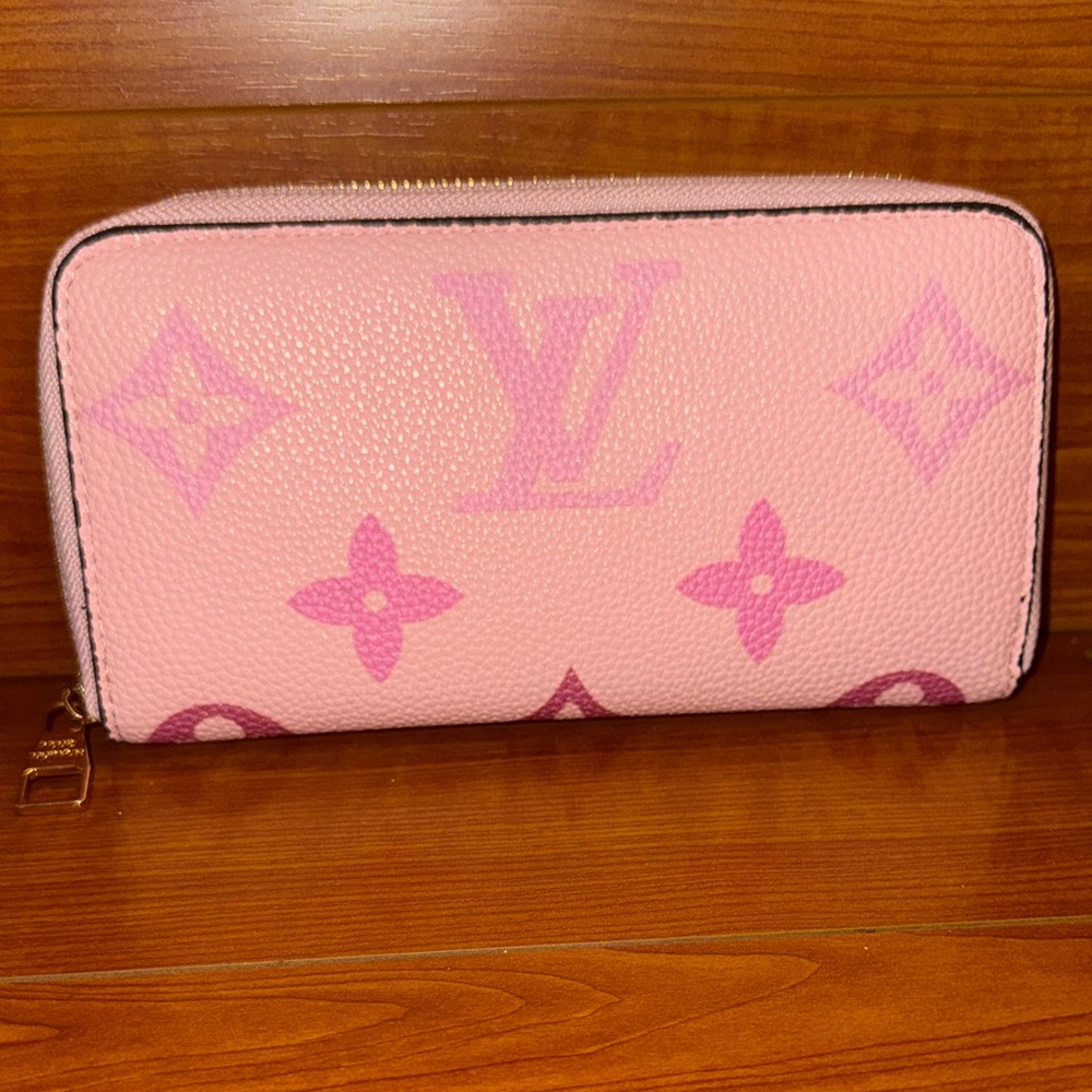 Pink Monogram Wallet